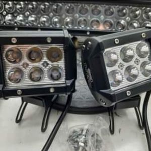 54 inch curved led light bar with 2 pods